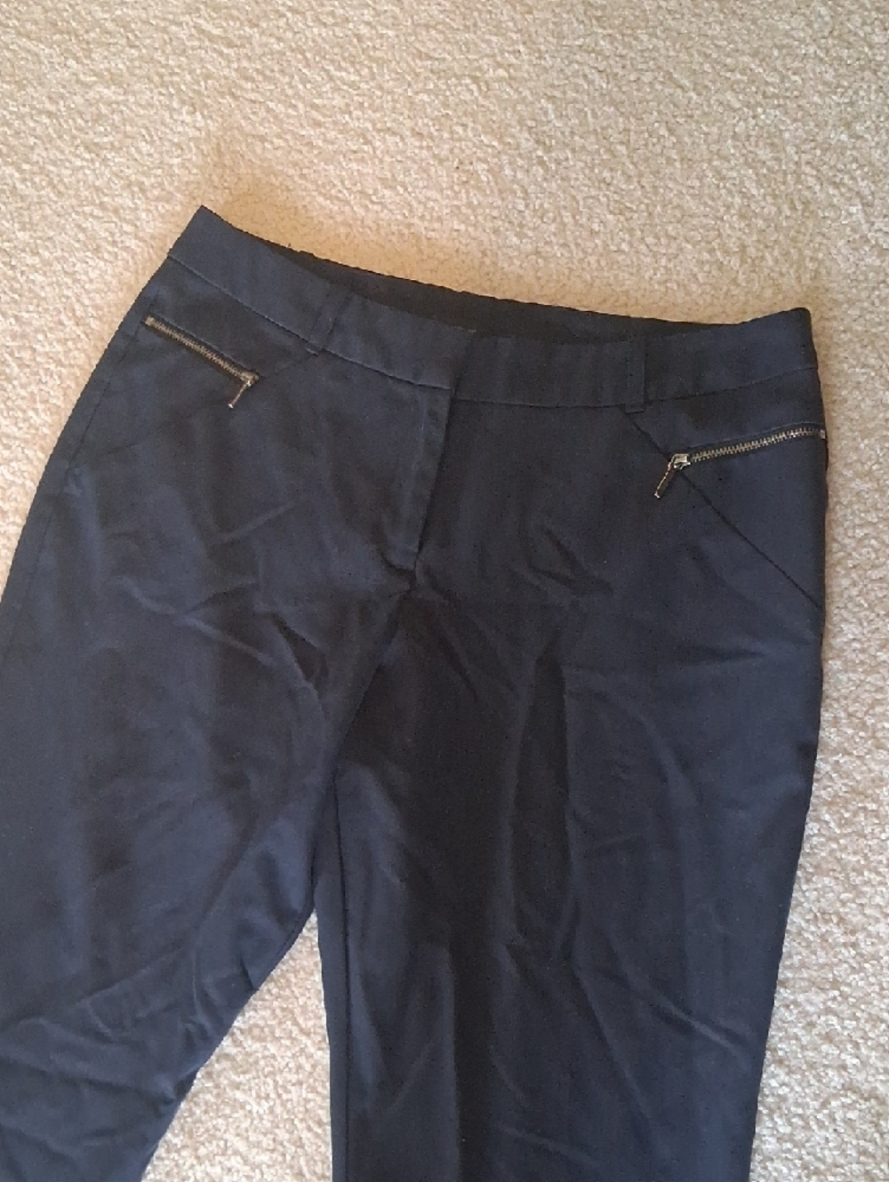 Worthington Navy Modern-Fit Pants Size 10